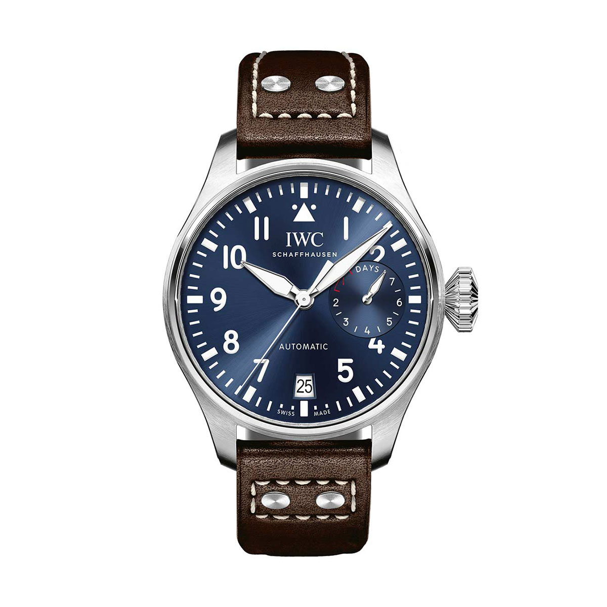 IWC Schaffhausen Big Pilot's 46.2mm Le Petite Prince Edition Watch, Blue and White Dial