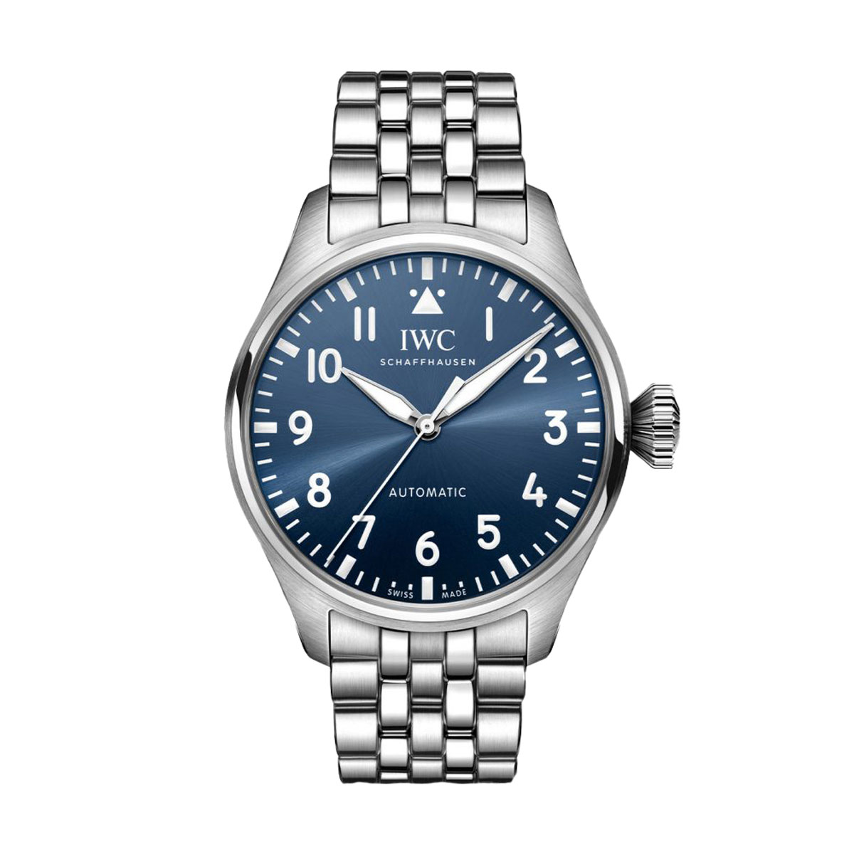 IWC Schaffhausen Big Pilot's 43mm Watch, Blue Dial