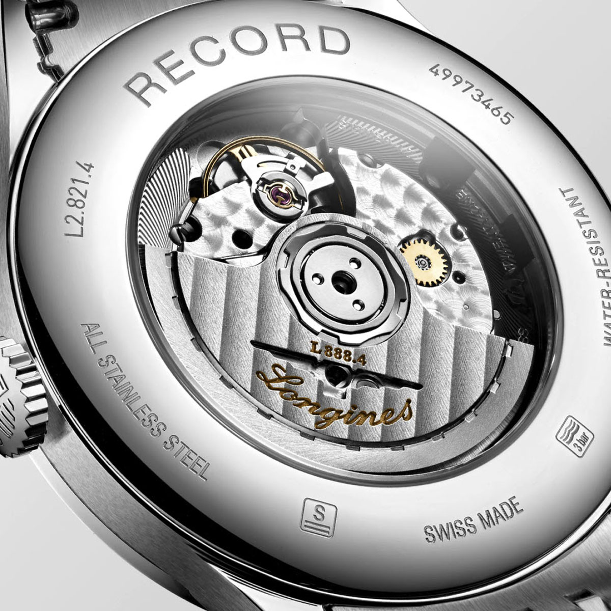 Longines Record Collection 40mm Men's Watch, White Dial