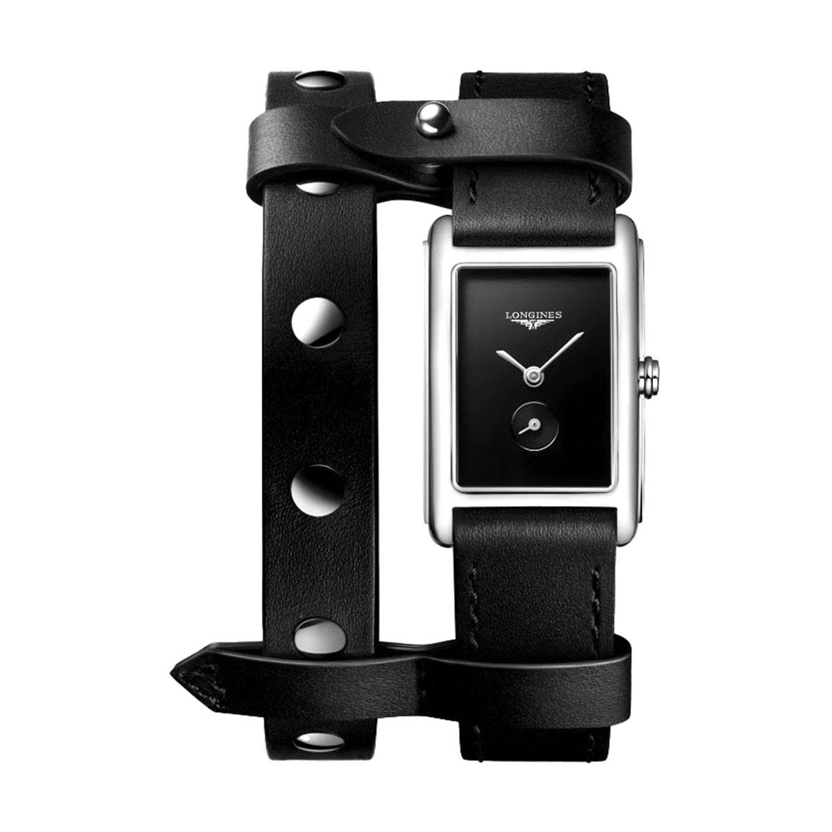 Longines Dolcevita X YVY 32mm Women's Watch, Black Dial