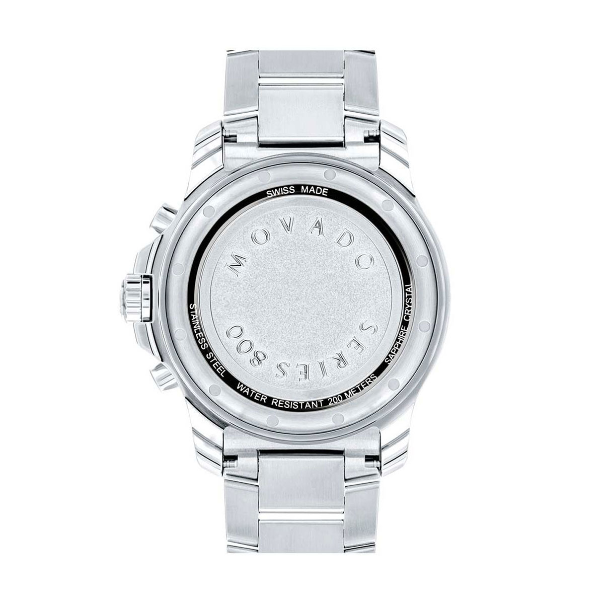 Movado Series 800 42mm Watch, Black Dial