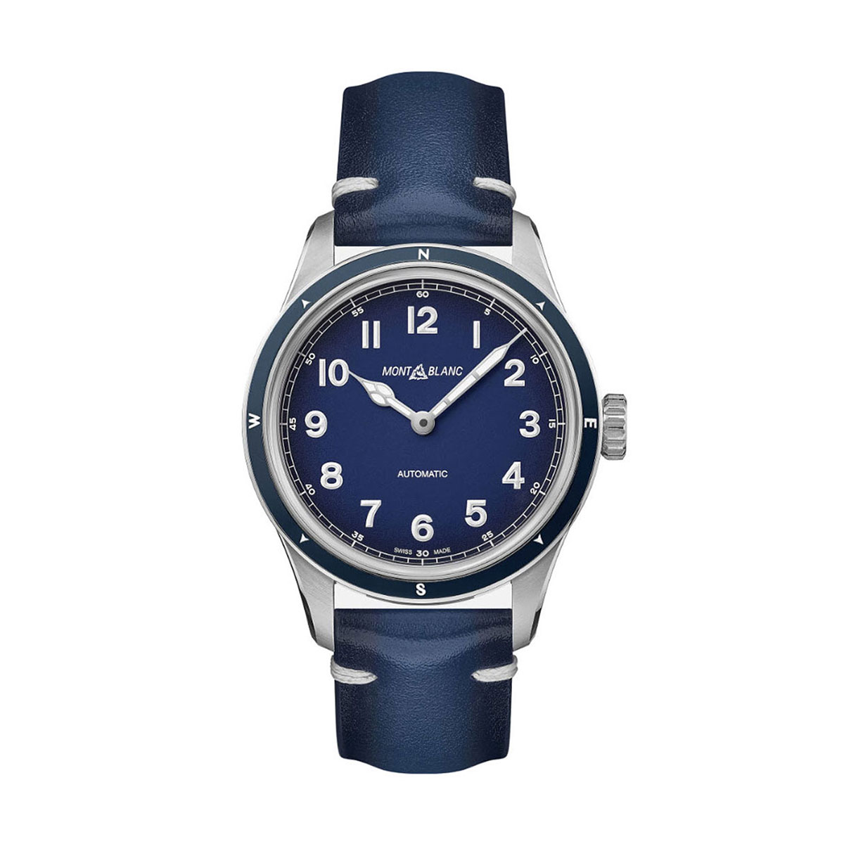 Montblanc 1858 Automatic 40mm Watch, Blue Dial | 126758 | Borsheims