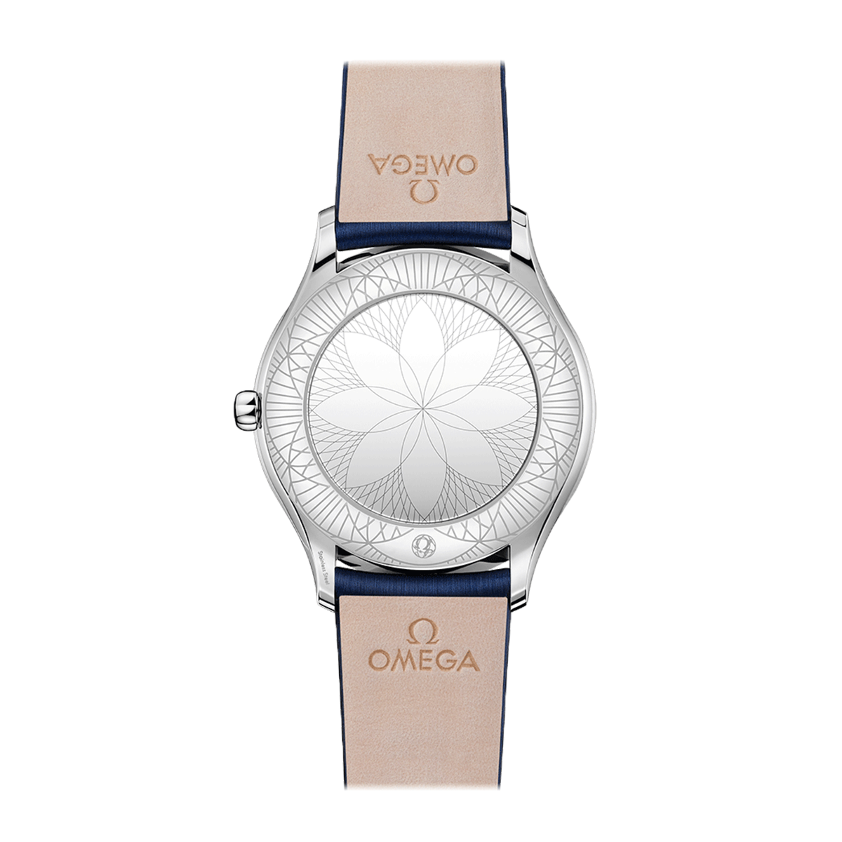Omega De Ville Tresor 36mm Women's Watch, Blue Strap