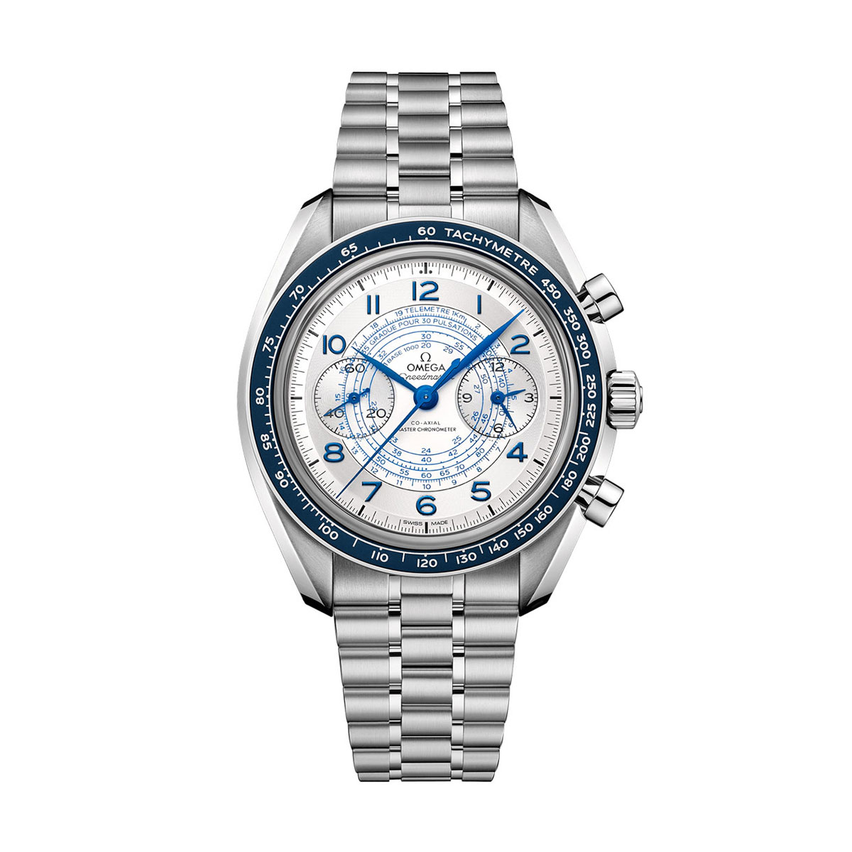Omega Speedmaster Chronoscope Co-Axial Master Chronometer Chronograph 43mm Men's Watch, Silver Dial