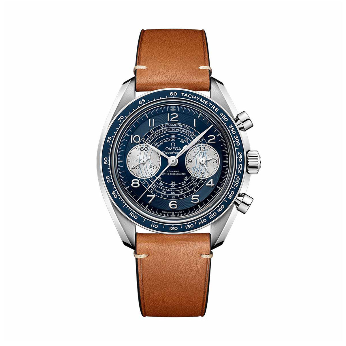 Omega Speedmaster Chronoscope Co-Axial Master Chronometer Chronograph 43mm Watch, Blue Dial