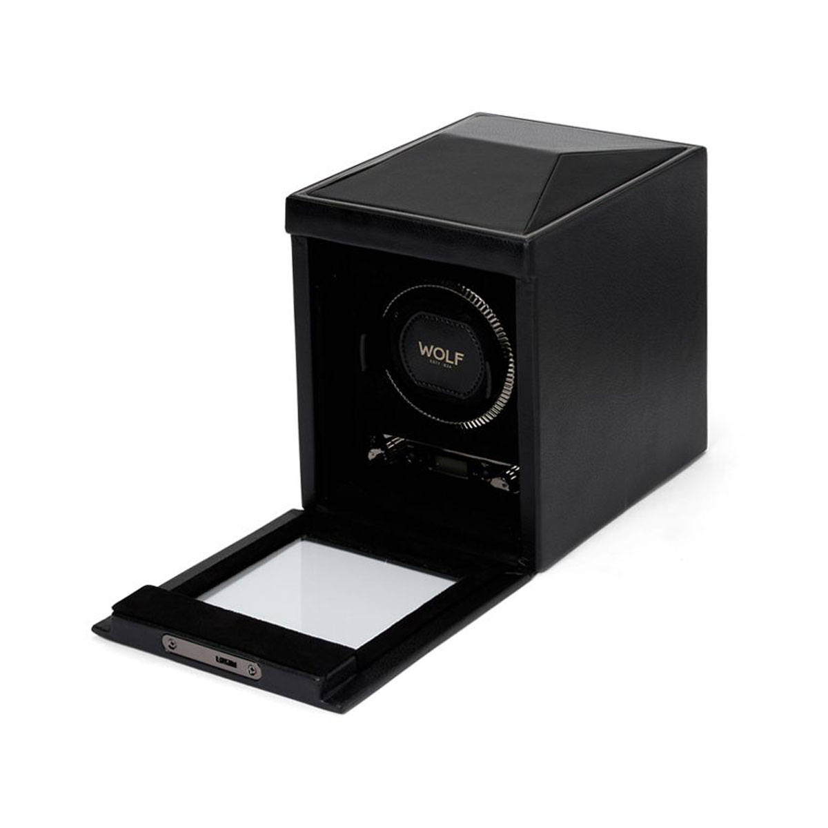 WOLF Single Watch Winder, British Racing Black