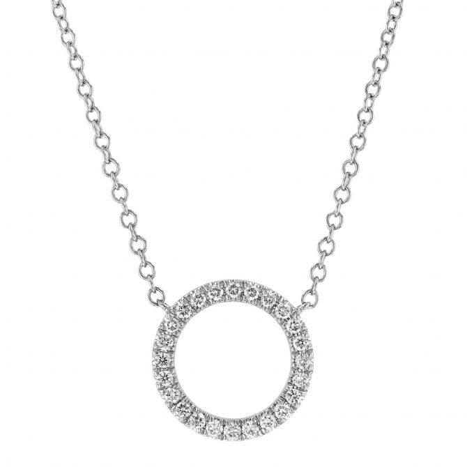 New Moon' Open Circle Necklace – Lines & Current