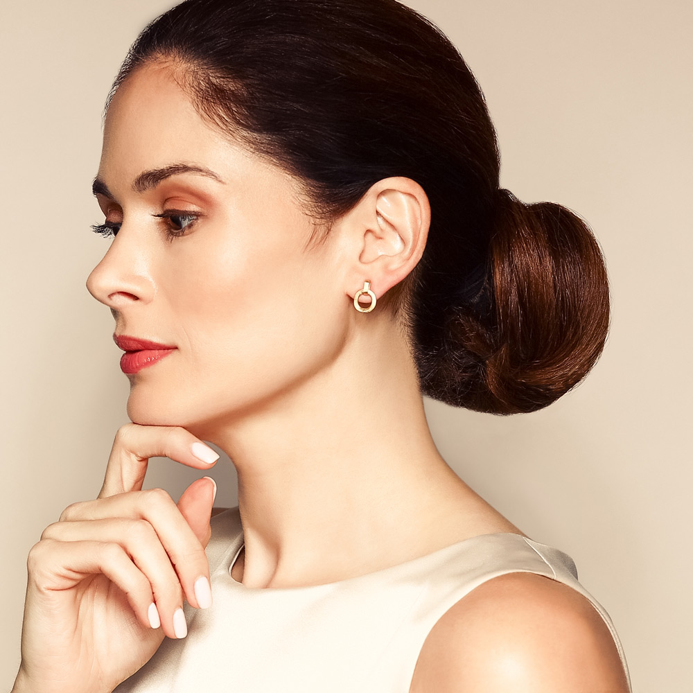 Marco Bicego Jaipur Collection 18k Yellow Gold Small Stud Drop Earrings