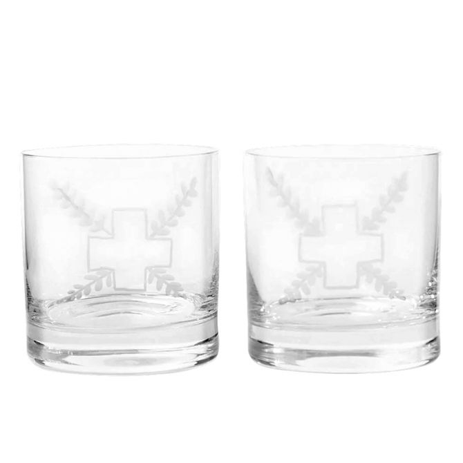 Jan Barboglio Imperio Vaso Double Old Fashioned Glasses, Set of 2