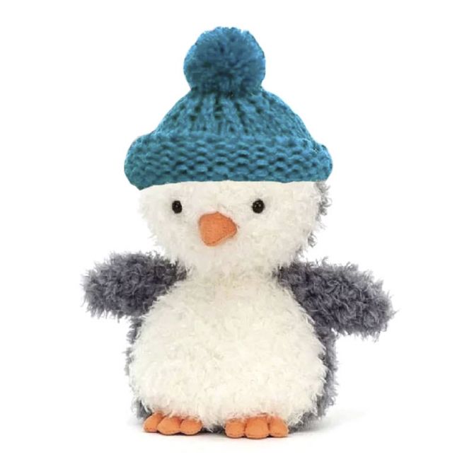 Jellycat Wee Winter Penguin, Teal