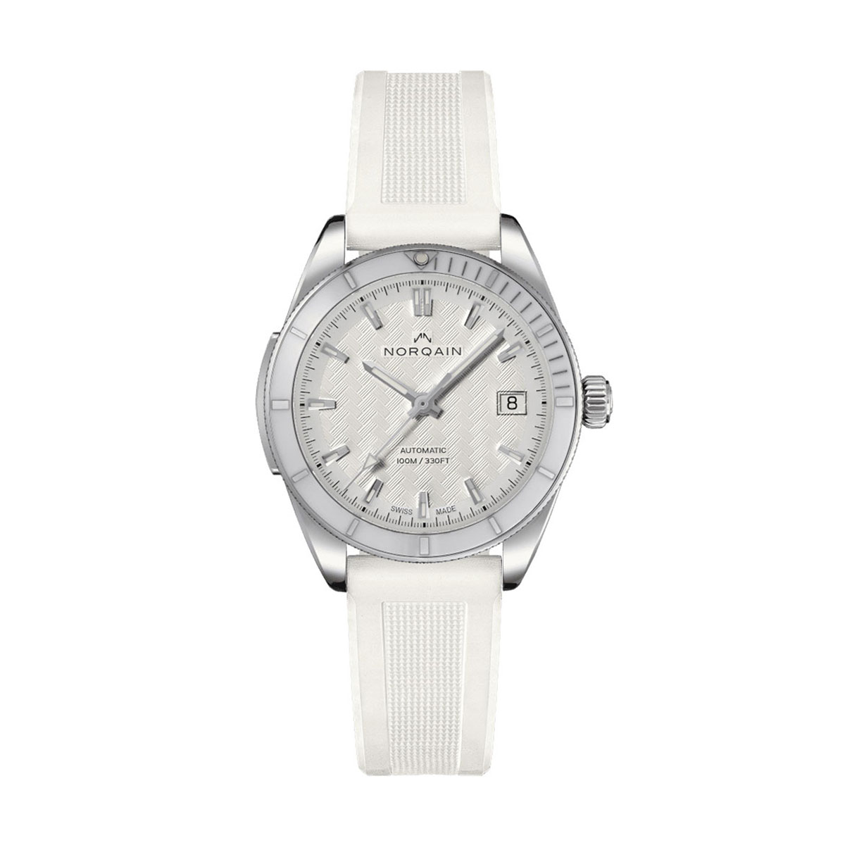 Norqain Adventure Sport 37mm Watch, White Dial