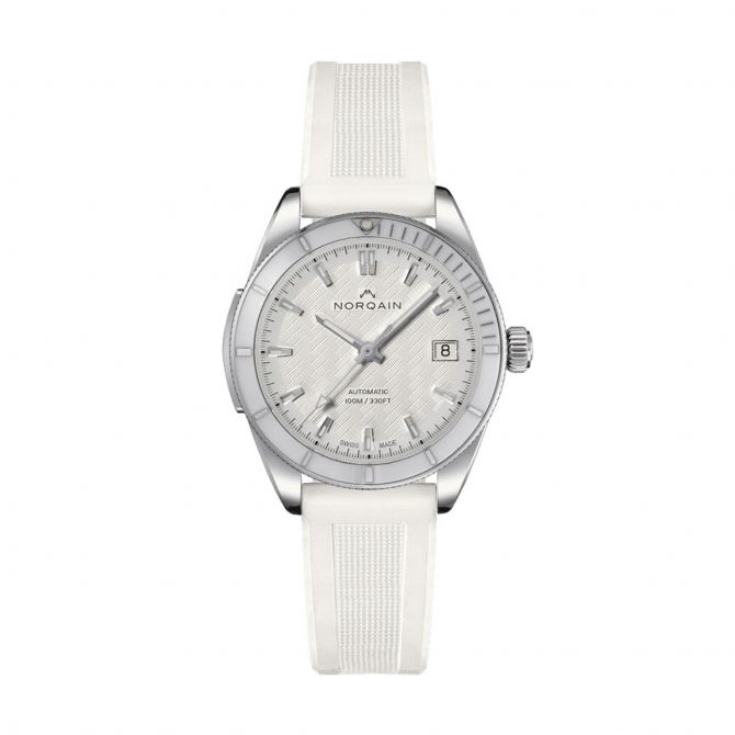 Norqain Adventure Sport 37mm Watch, White Dial