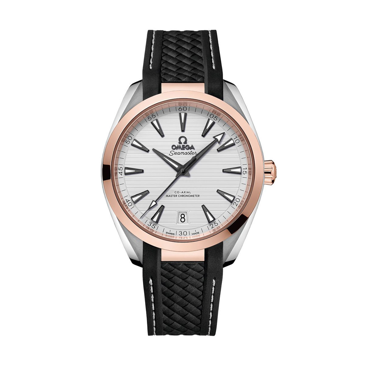 Omega Seamaster Aqua Terra 150m Co-Axial Master Chronometer 41mm Men's Watch, Grey Pattern Dial