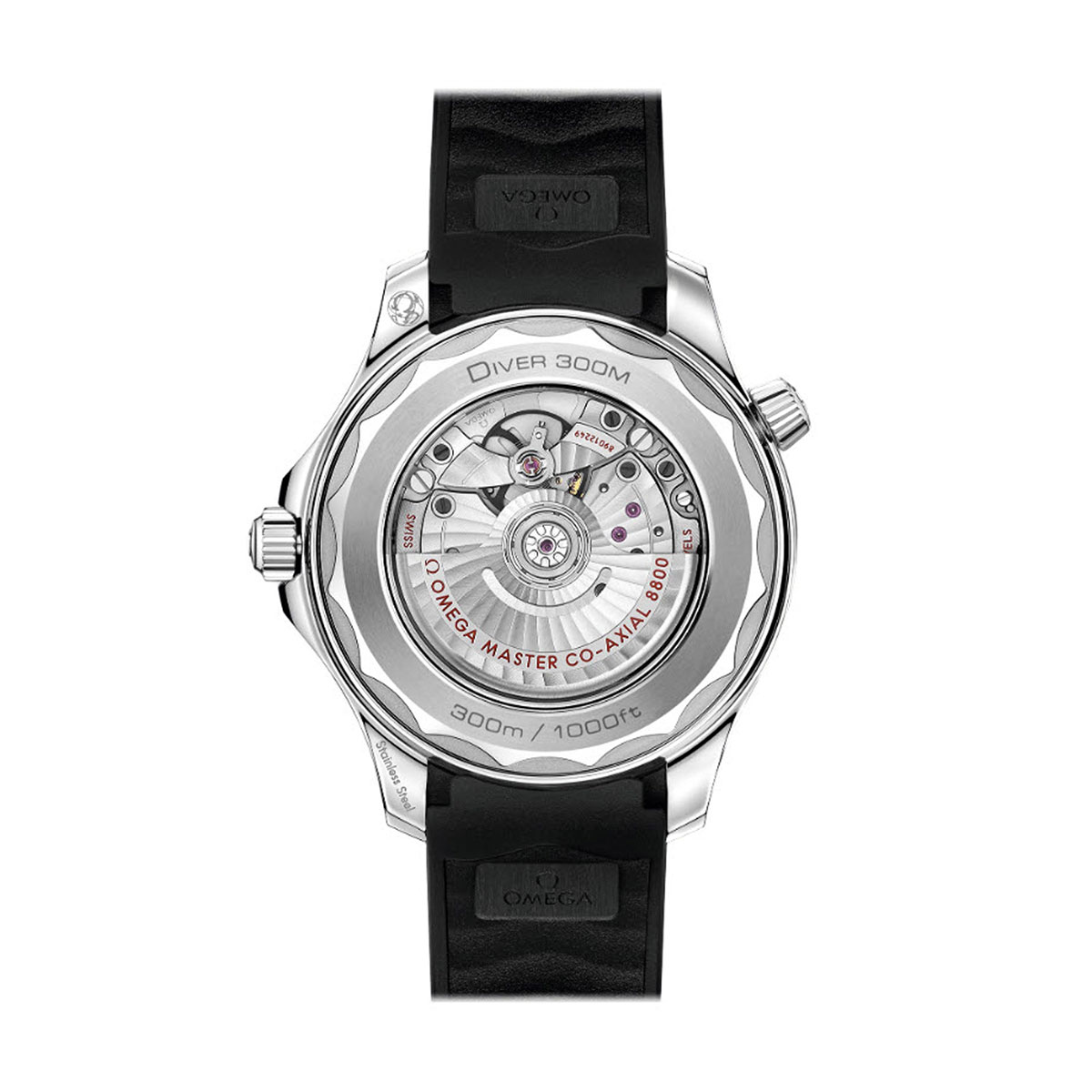 Omega Seamaster Diver 300M 42mm Watch, Black Pattern Dial