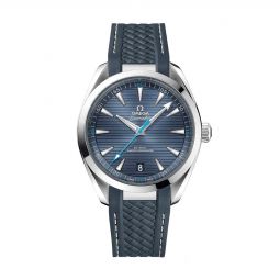 Image for Omega Seamaster Aqua Terra 41mm Watch, Blue Pattern Dial