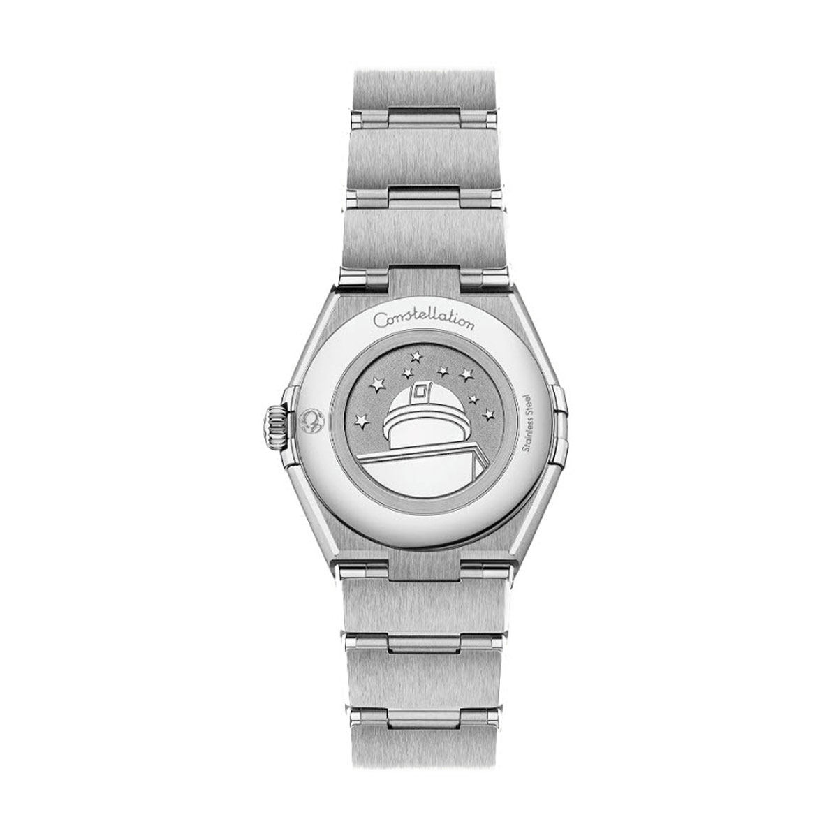 Omega Constellation 28mm Women's Watch, Sun-Brushed Grey Diamond Dial