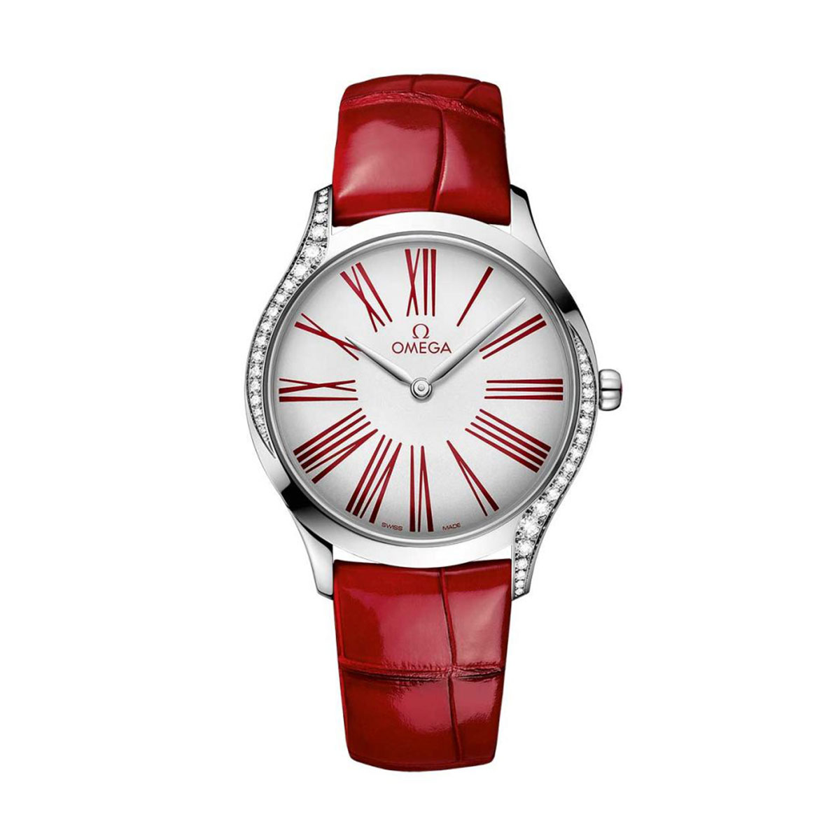 Omega De Ville Tresor Quartz 36mm Women's Watch, White Dial