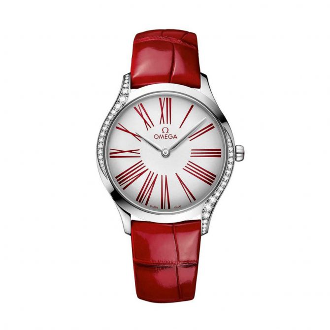 Omega De Ville Tresor Quartz 36mm Women's Watch, White Dial