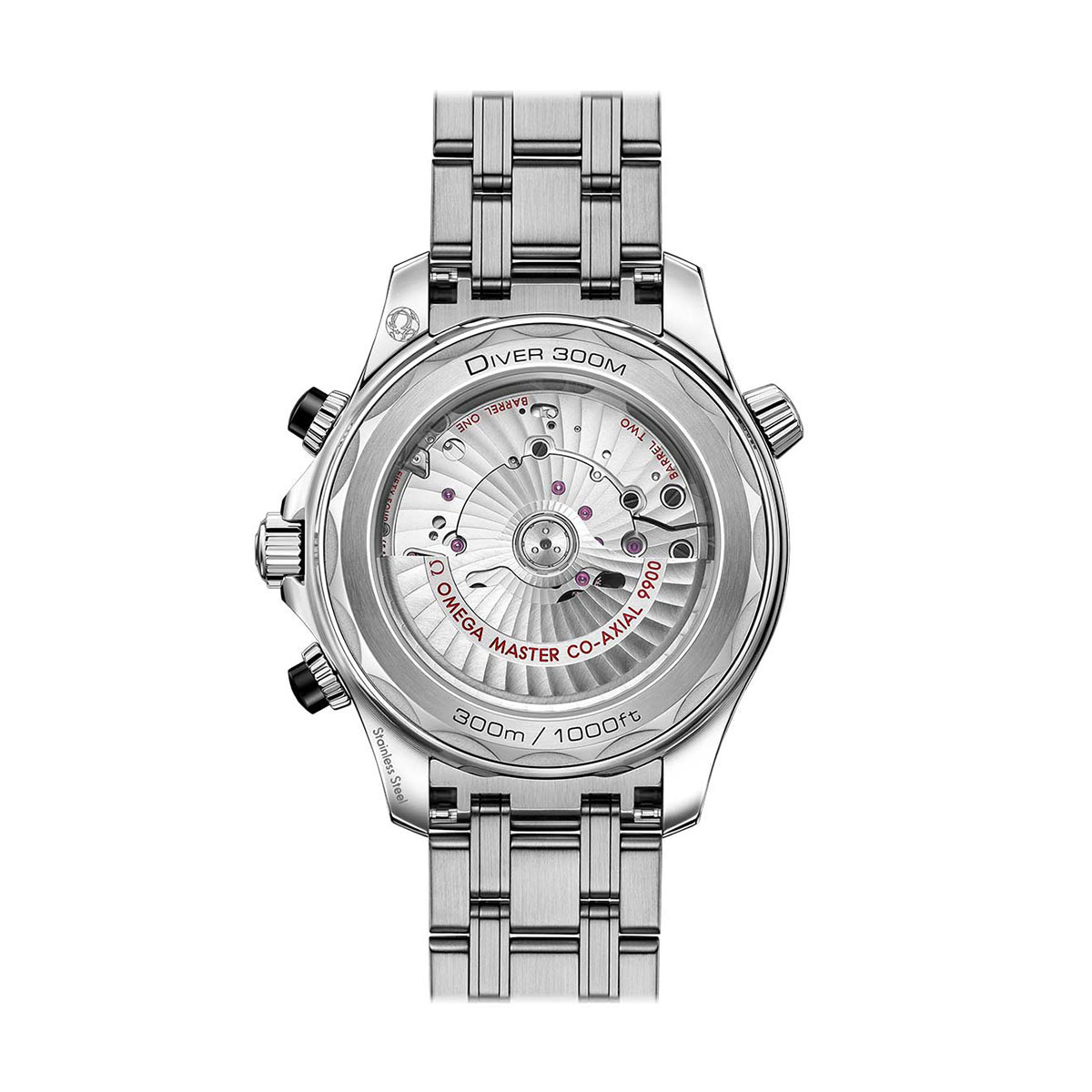 Omega Seamaster Co-Axial Master Chronometer Chronograph 44mm Watch, Black Wave Dial