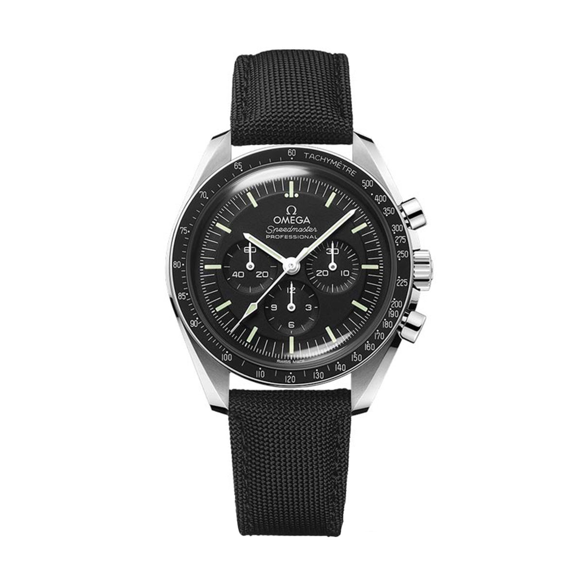 Omega Speedmaster Moonwatch Professional Master Chronometer Chronograph 42mm Men's Watch, Black Dial