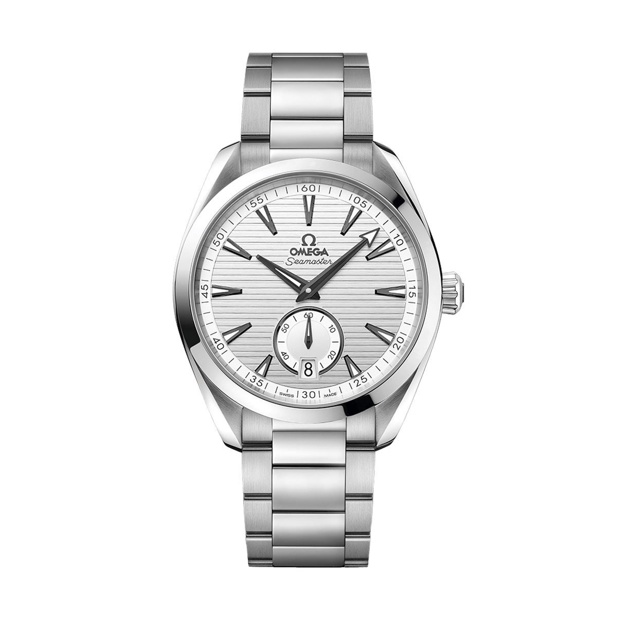 Omega Seamaster Aqua Terra 150m Master Chronometer Small Seconds 41mm Men's Watch, Silver Dial