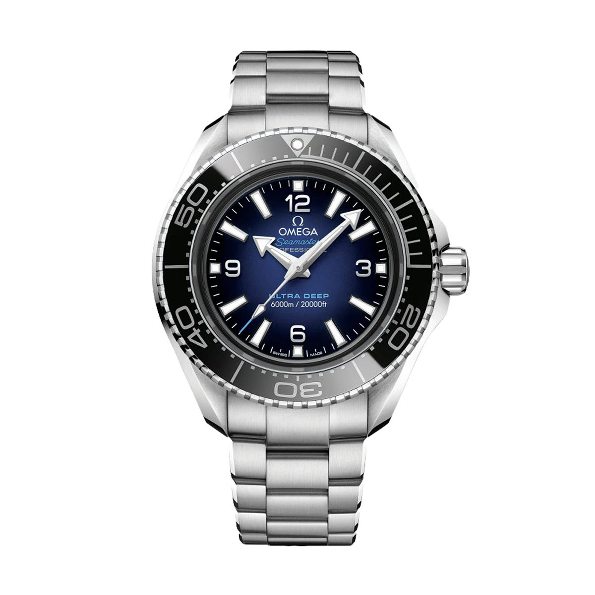 Omega Seamaster Planet Ocean 6000m Co-axial Master Chronometer 45.5mm Watch, Blue Dial