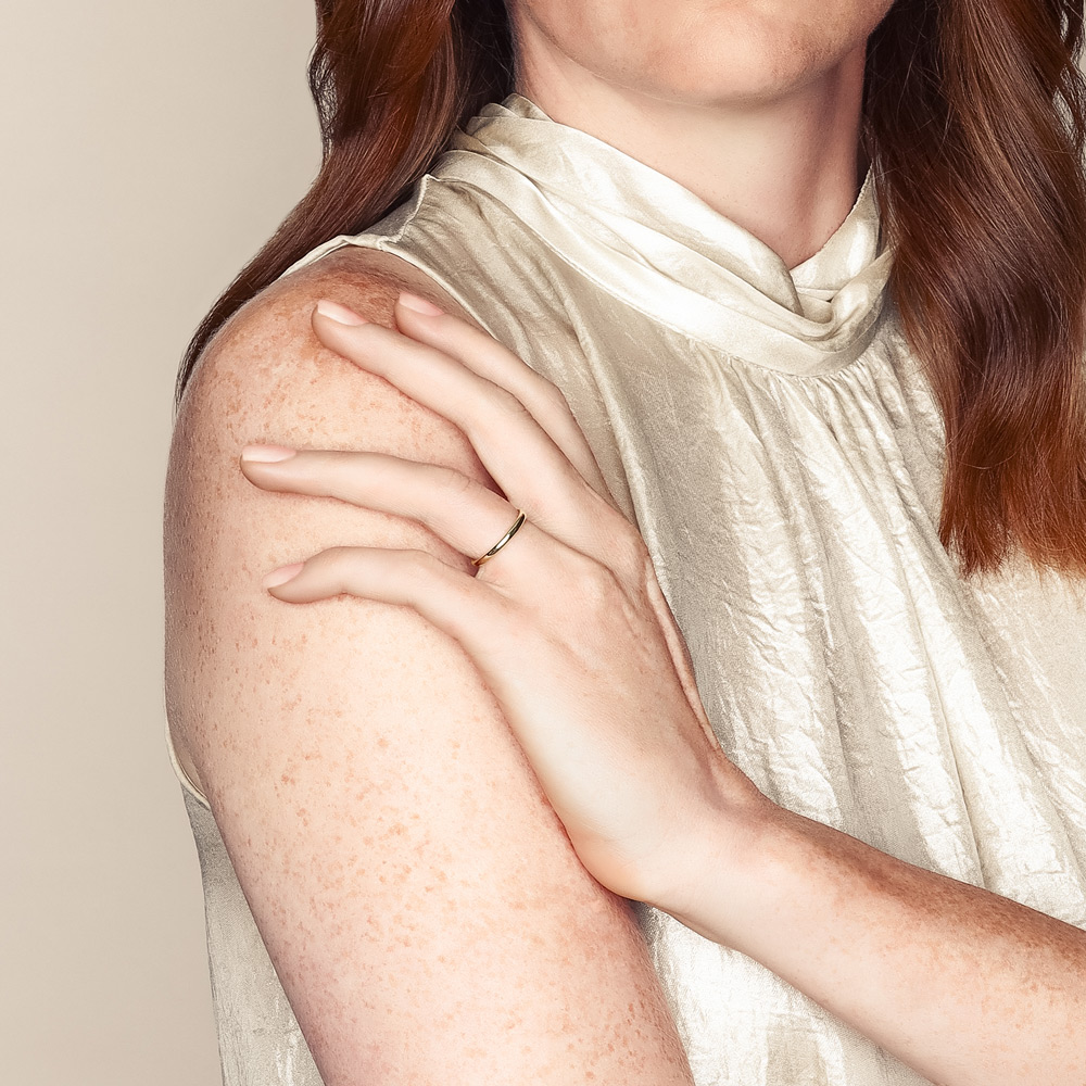 Yellow Gold Comfort Fit Wedding Band, 2 mm, Size 5