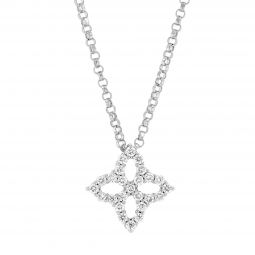 ネックレス・ペンダント [Miko] Morpho Ruby Diamond Pave L Necklace White Gold 14k White Gold 0.40ctw Pave Diamond Clover Necklace