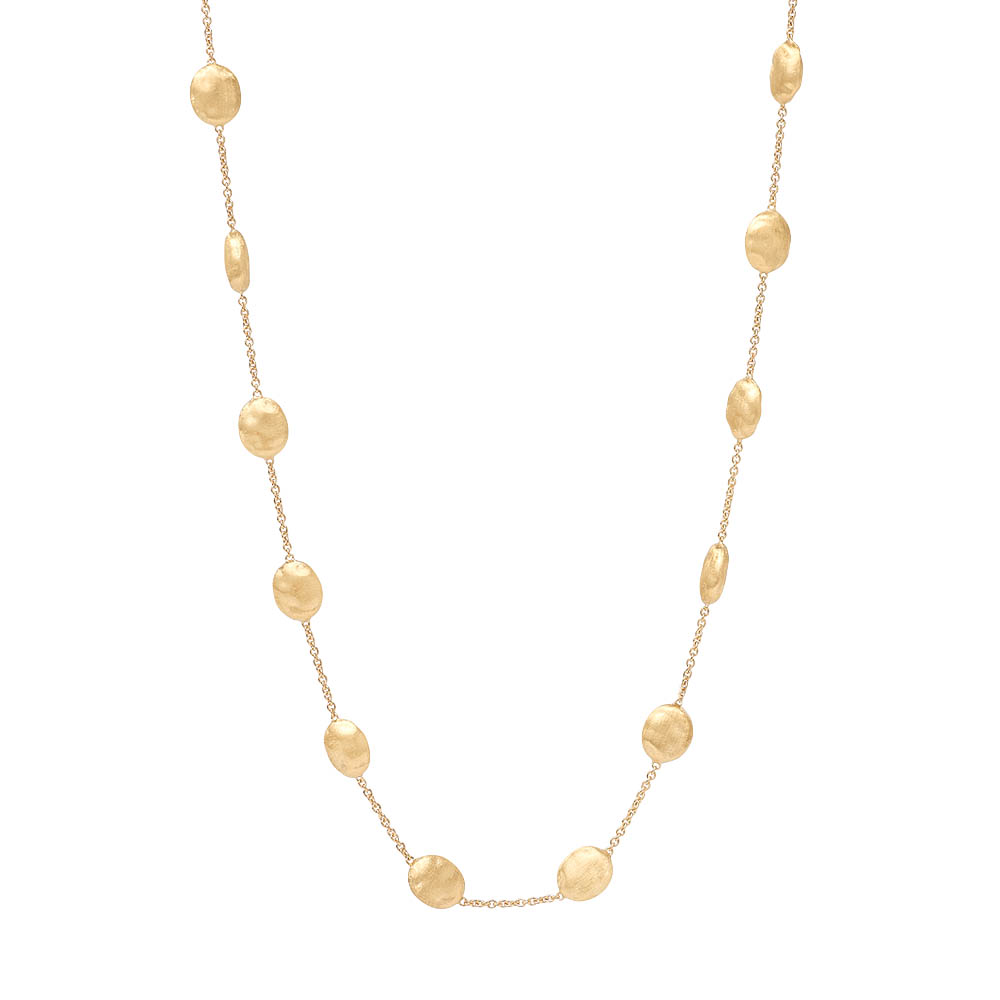 Marco Bicego 18K Yellow Gold Siviglia Round Station Necklace, 36