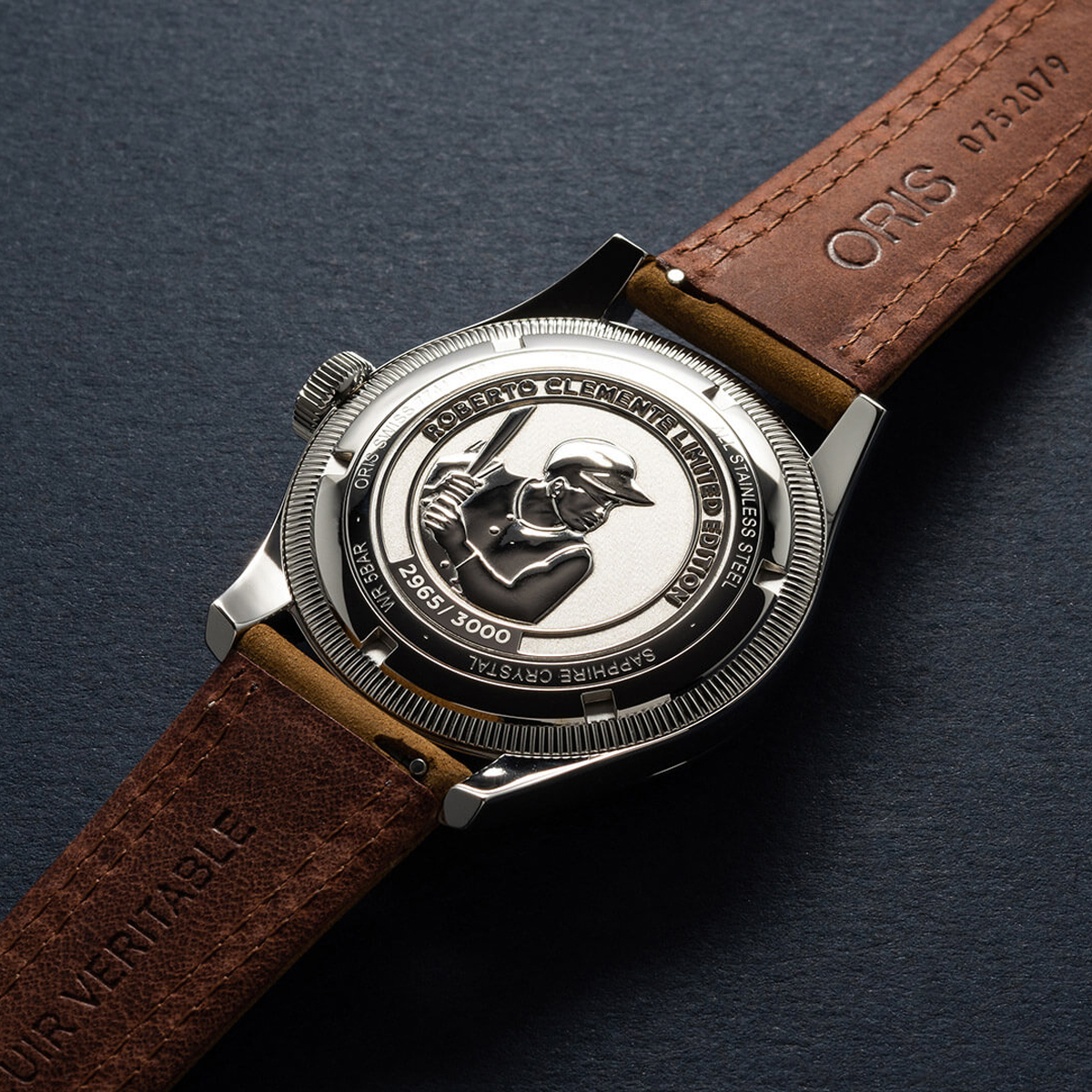 Oris Roberto Clemente Limited Edition 40mm Watch, White Dial