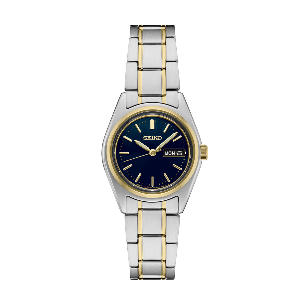 involveret behagelig kind Seiko Essentials 25.5mm Two Tone Stainless Steel Watch, Blue Sunray Dial |  SUR436 | Borsheims