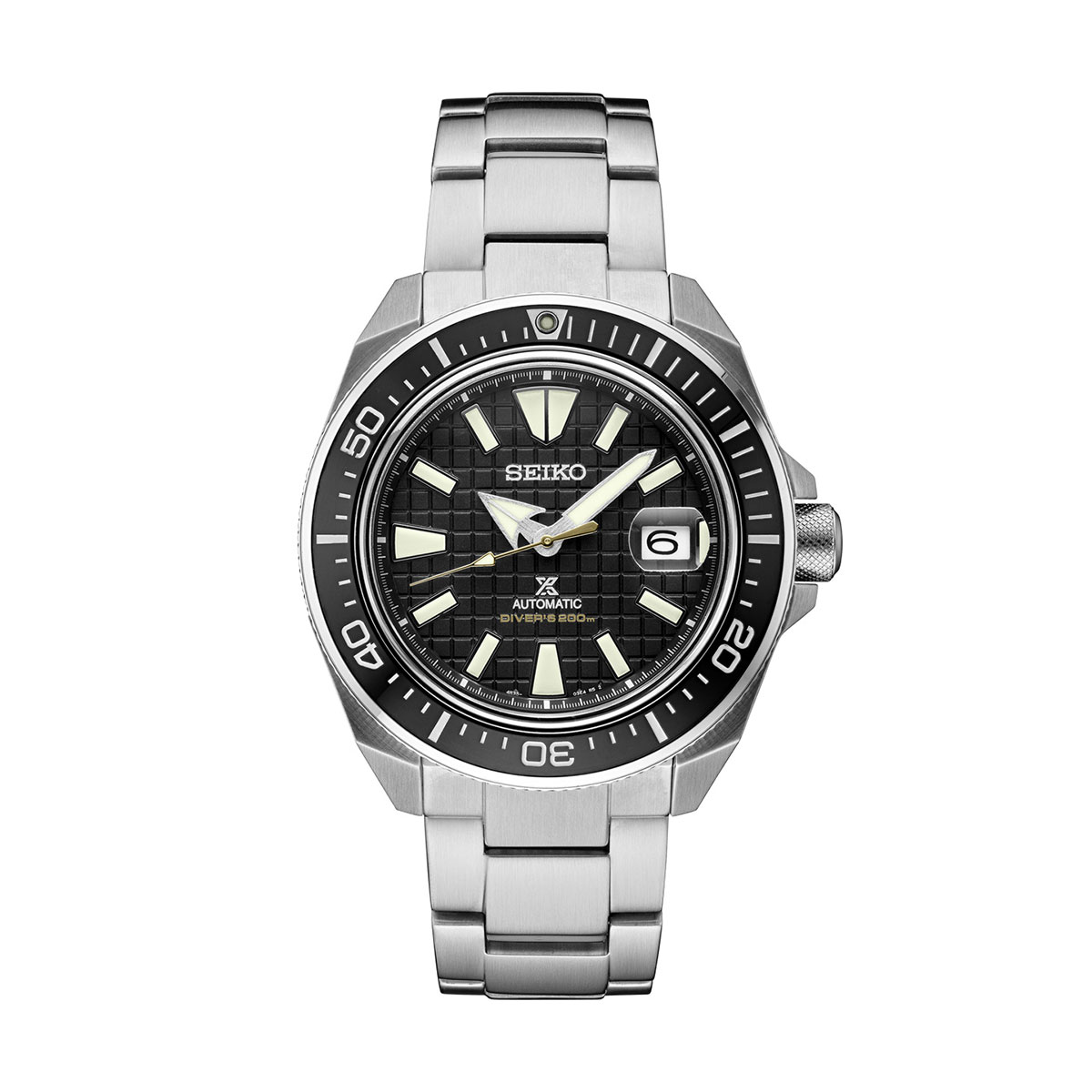 Seiko Prospex 44mm Automatic Diver Stainless Steel Watch, Black Patterned  Dial | SRPE35 | Borsheims