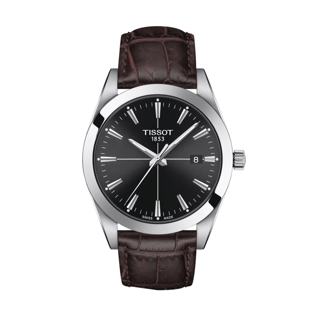 Tissot Gentleman 40mm Watch, Black Dial
