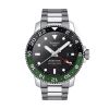 Tissot Seastar 1000 Powermatic 80 GMT 46mm Men's Watch, Black Dial
