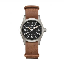 Image for Hamilton Khaki Field Mechanical Watch, 38mm Black Dial