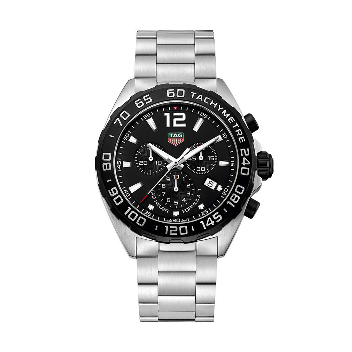 TAG Heuer Formula 1 Quartz Chronograph 43mm Watch, Black Dial