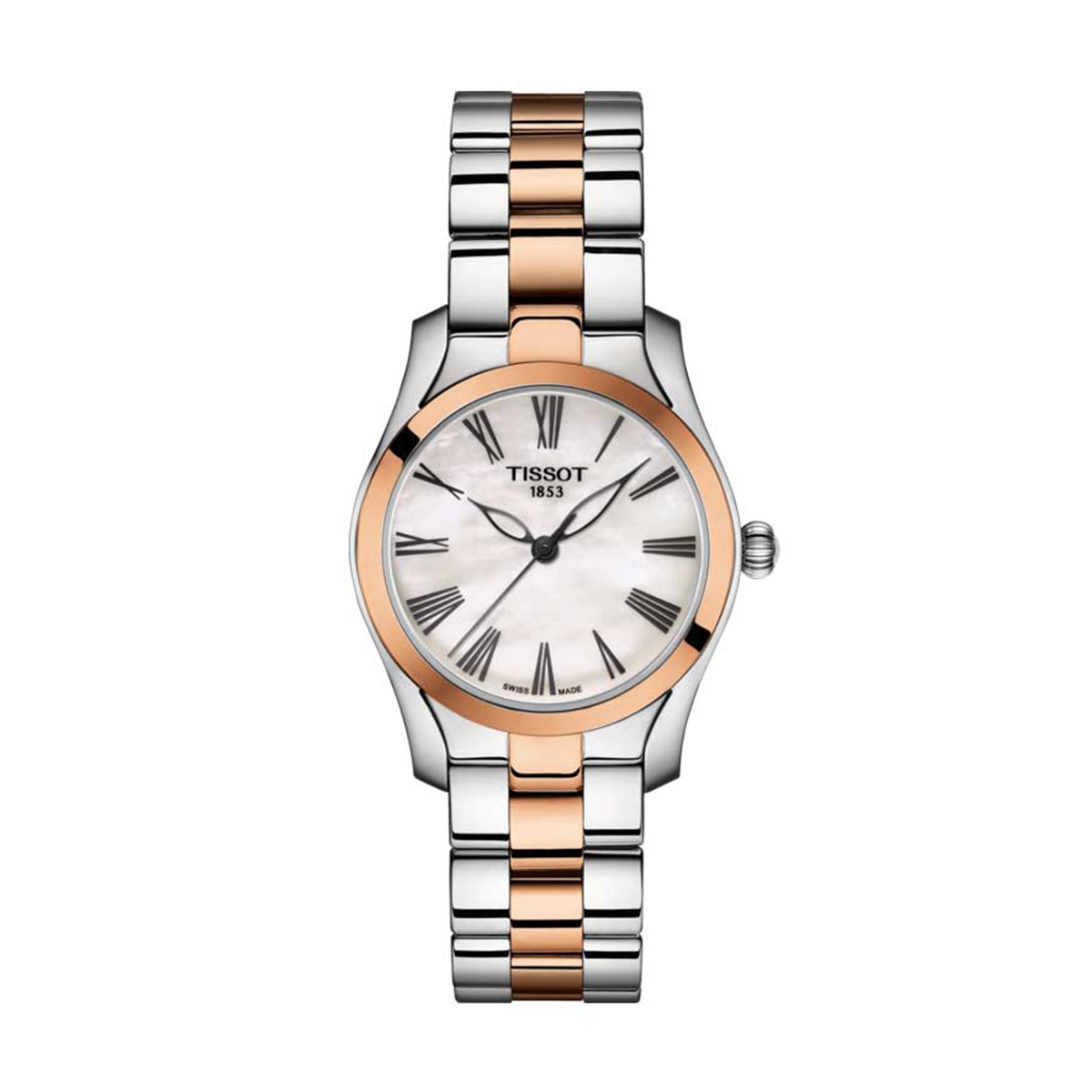 Tissot T-Wave 30mm Watch, White Mother of Pearl
