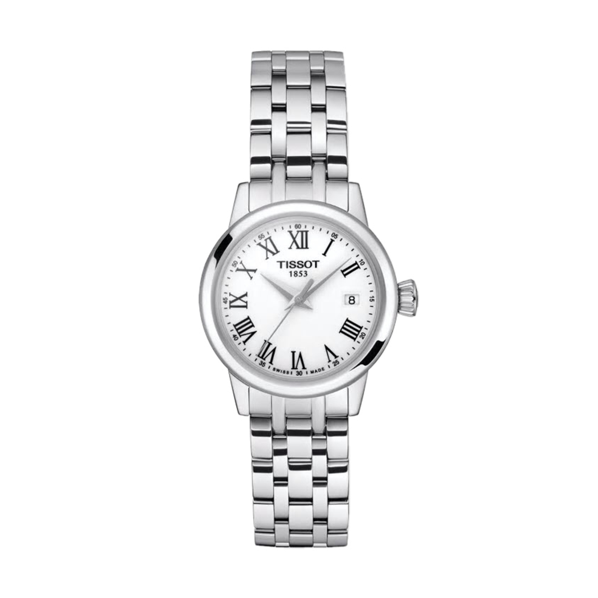 Tissot Classic Dream Women's 28mm Watch, White and Black Dial