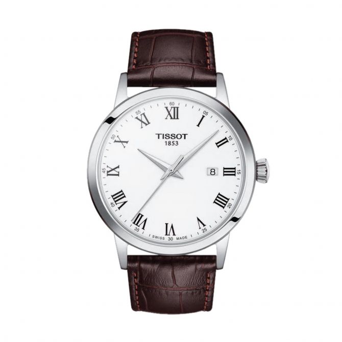 tissot brown watch