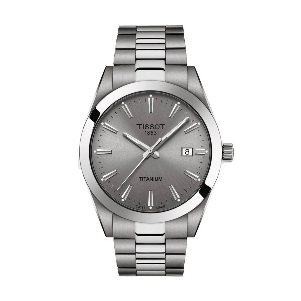 Tissot Titanium 40mm Men's Watch, Grey Dial | T1274104408100