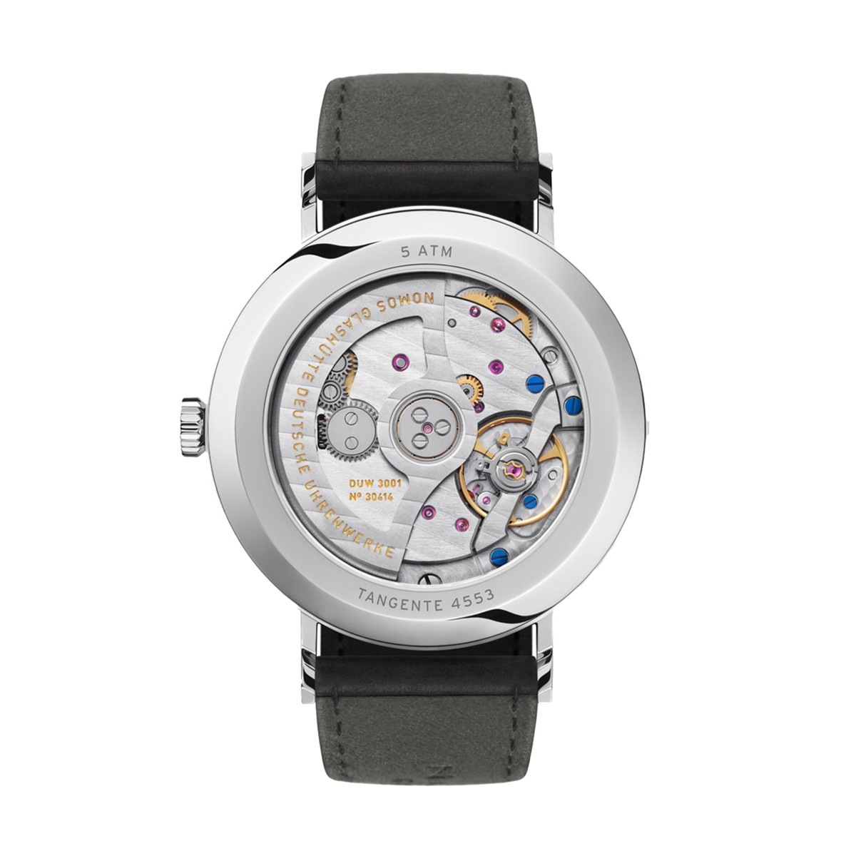 Nomos Glashuette Tangente Neomatik Blue Gold 38.5mm Men's Watch,  Blue Dial