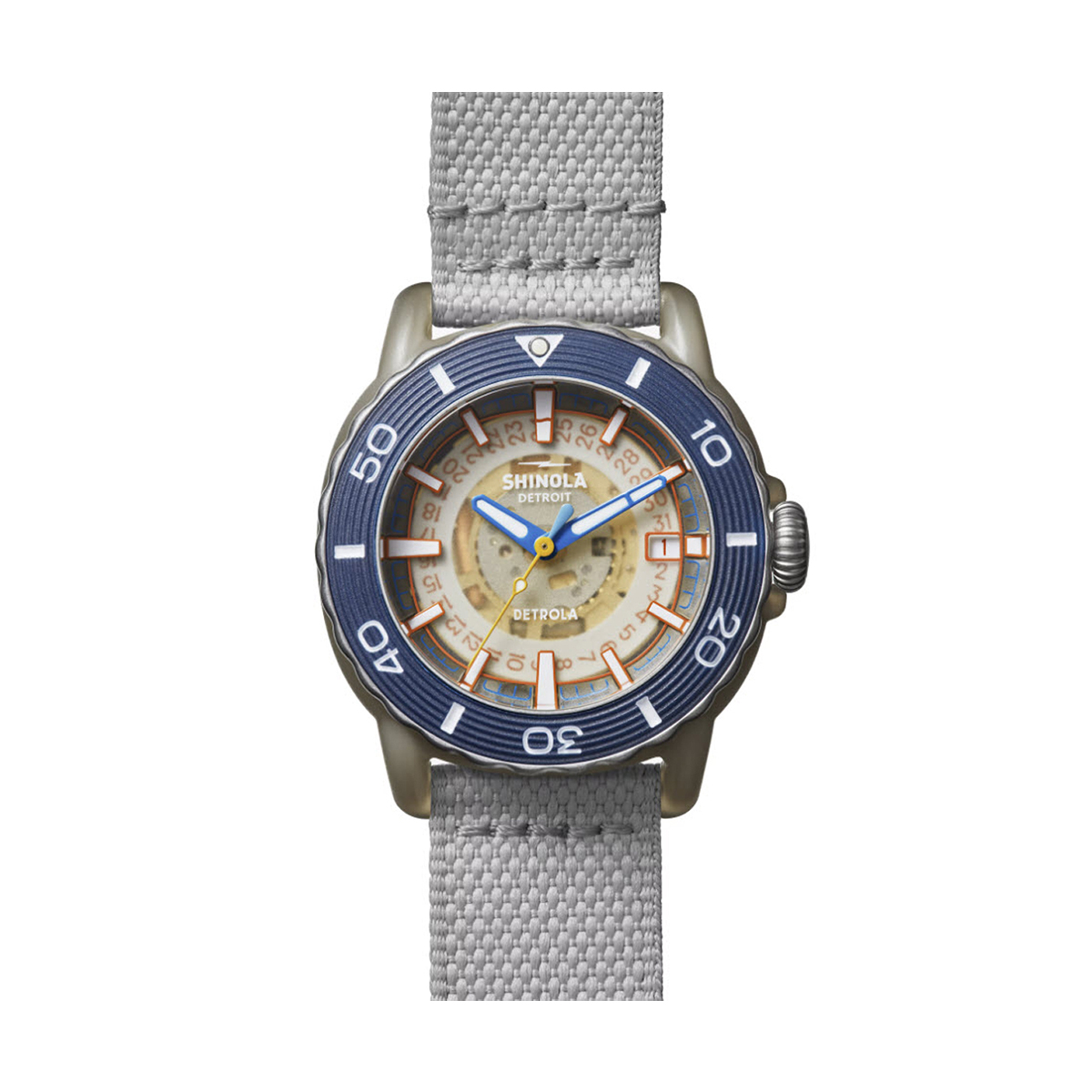 Shinola Sea Creatures 40mm Watch, Brown Dial