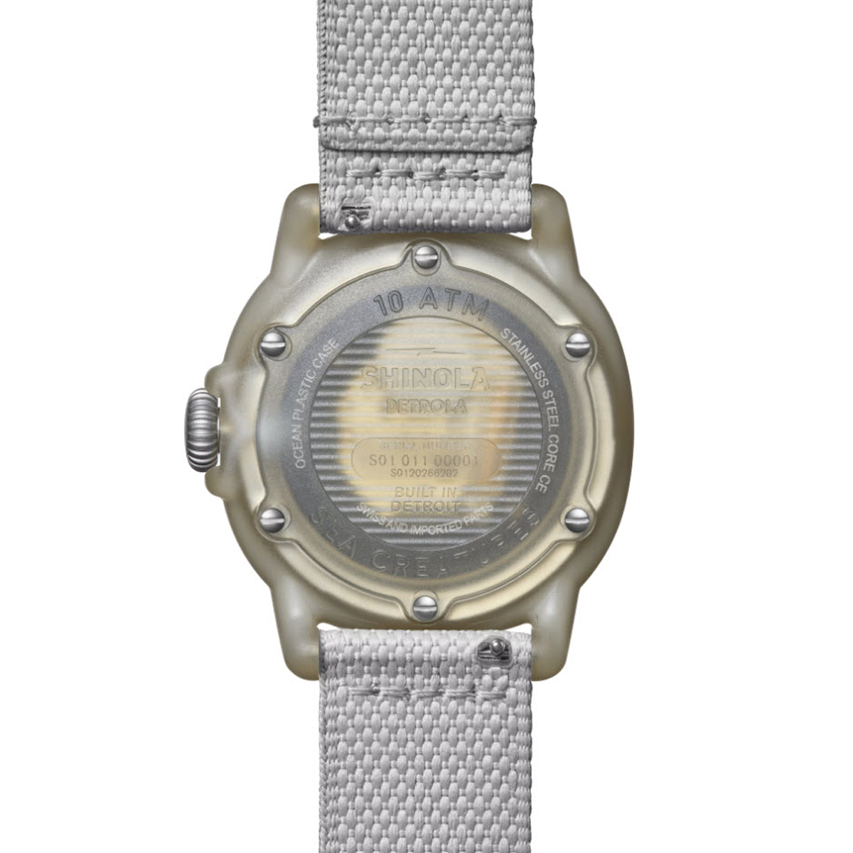 Shinola Sea Creatures 40mm Watch, Brown Dial