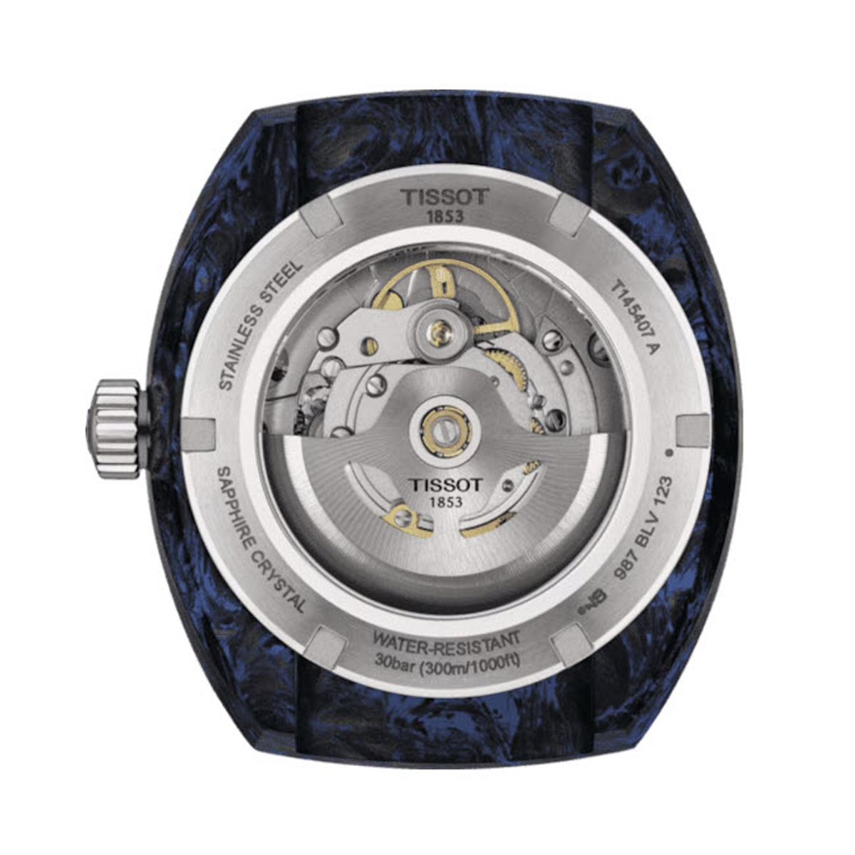 Tissot Sideral S 41mm Men's Watch, Black and Red Dial