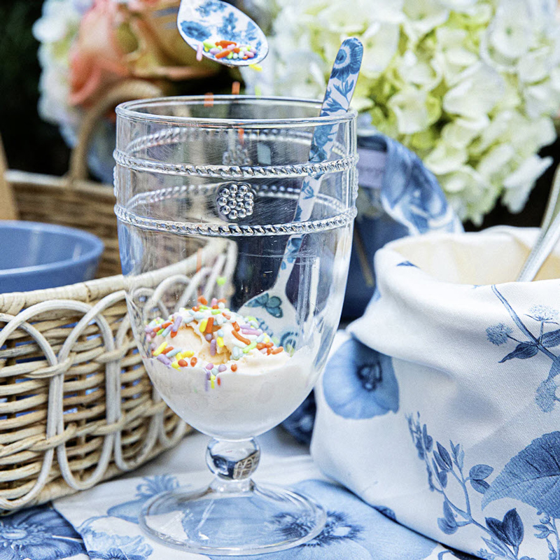 Juliska Isabella Acrylic Clear Goblet