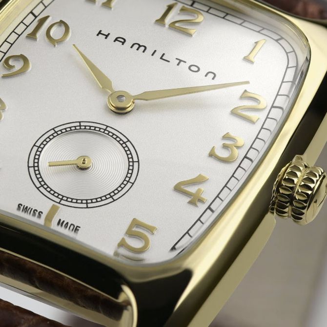 Hamilton American Classic Boulton Quartz 27mm x 31.6mm Men's Watch