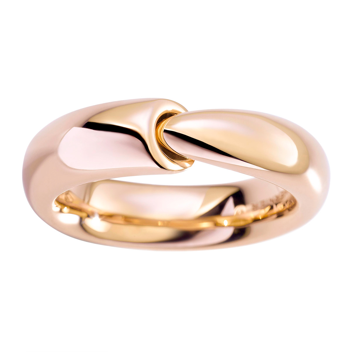 Vhernier Calla Midi Yellow Gold Ring | 0N1800A100 | Borsheims