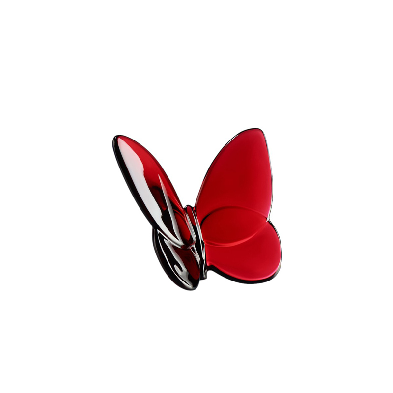 Baccarat Papillon Lucky Butterfly, Red