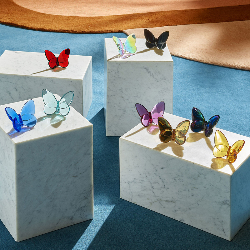 Baccarat Papillon Lucky Butterfly, Turquoise