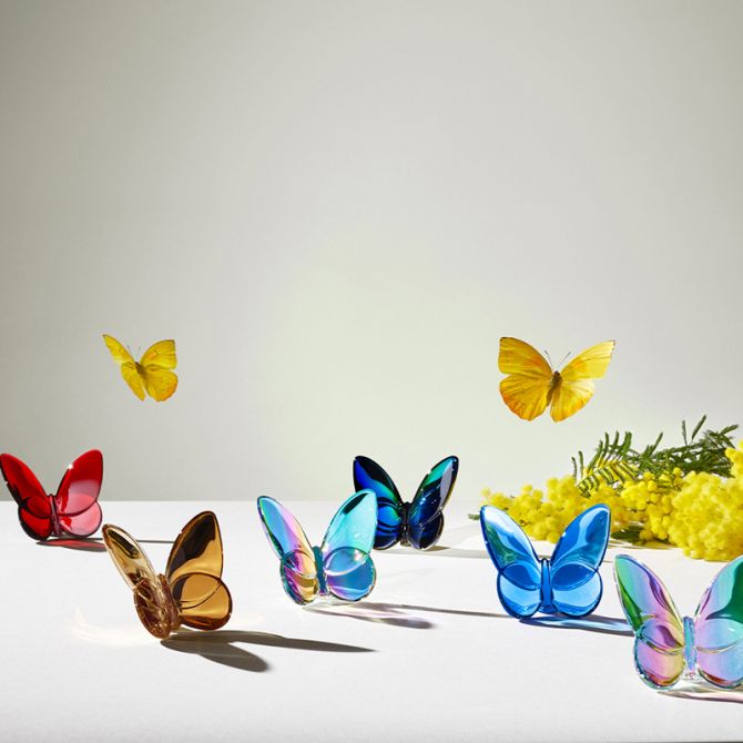 Baccarat Papillon Lucky Butterfly, Iridescent